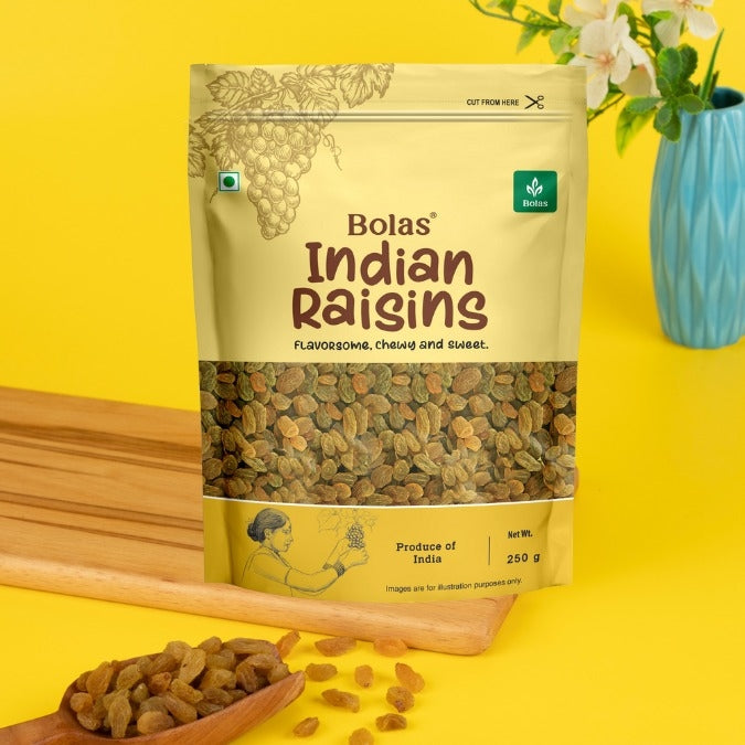 BOLAS GOLDEN RAISINS 250 GRAMS